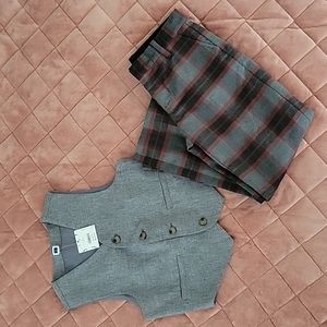 Janie & Jack little boy wool vest
